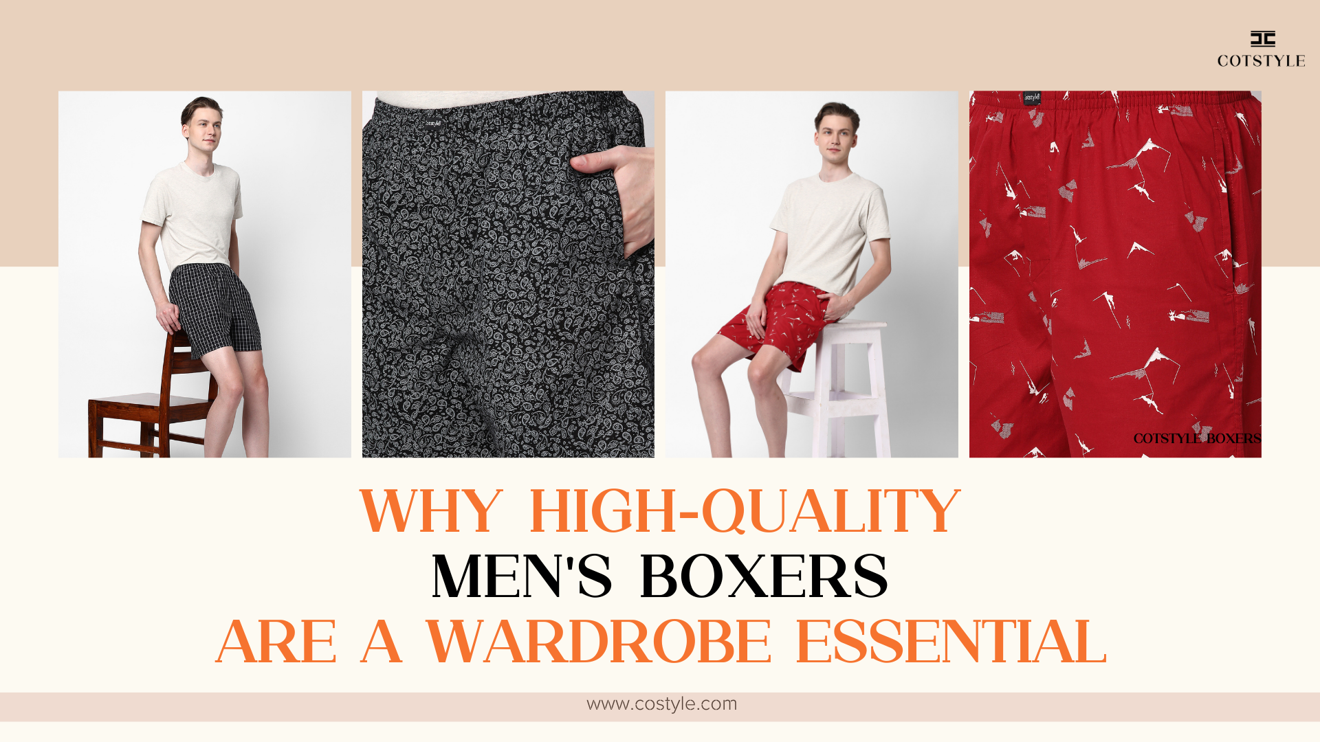 Why High-Quality Men's Boxers Are a Wardrobe Essential – Cotstyle