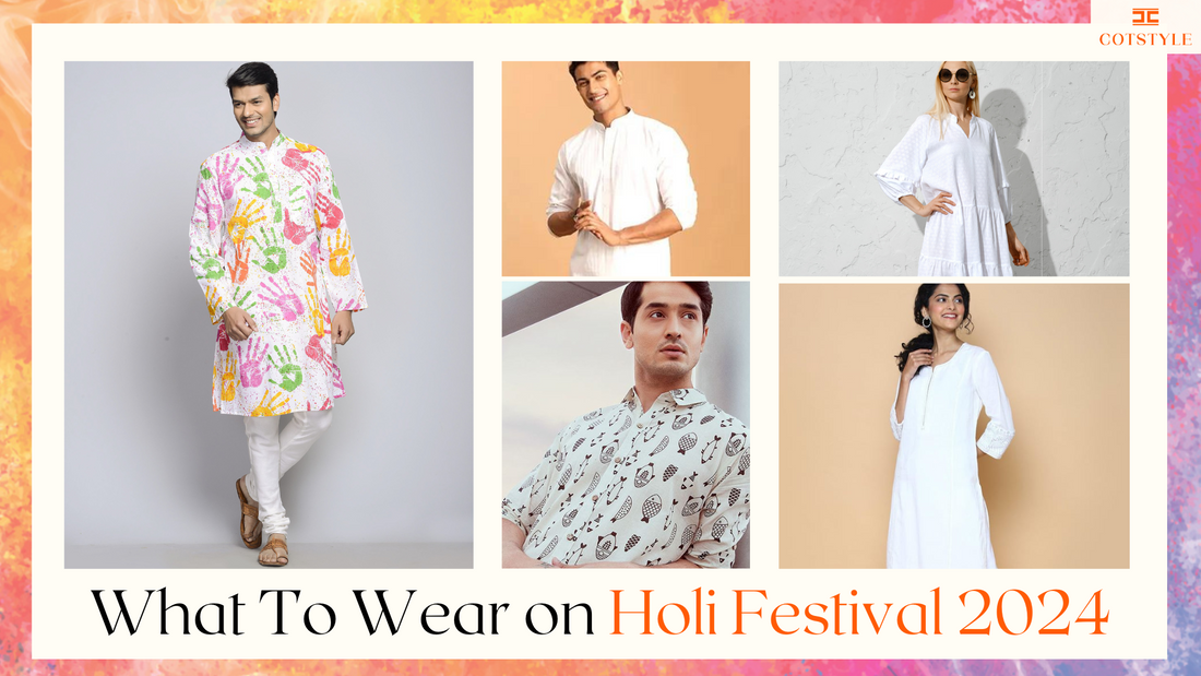 colours #vibrant #celebrations #menswear #exclusive #holi #festival  #hand-prints #cotton #kurta #Fabindia | Festival outfits, Party outfit men,  Festival fashion