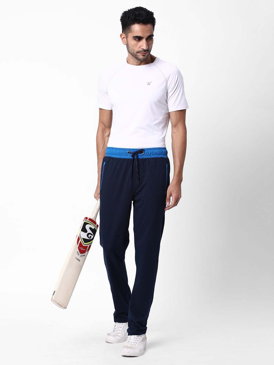 Cotstyle Men's Super Combed Cotton Regular-Fit Track Pants with Side  Pocket, Colour Navy-Style no.TP1101