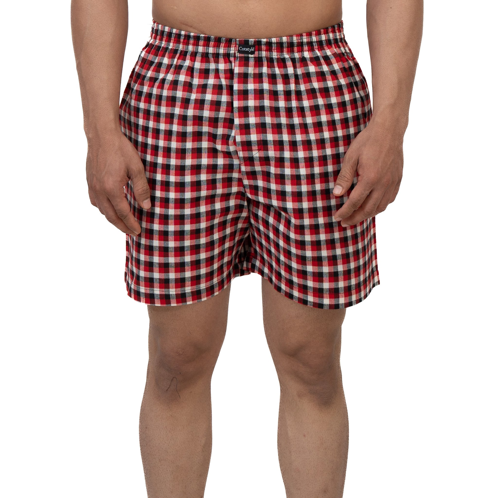 Knee length hot sale boxers