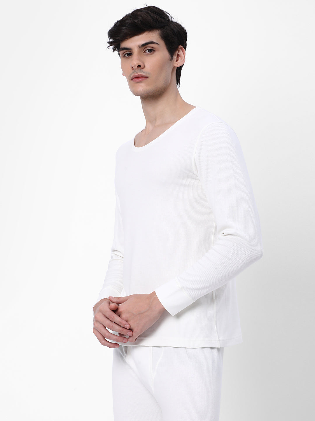 Buy Men's Cotton Thermal Top - White
